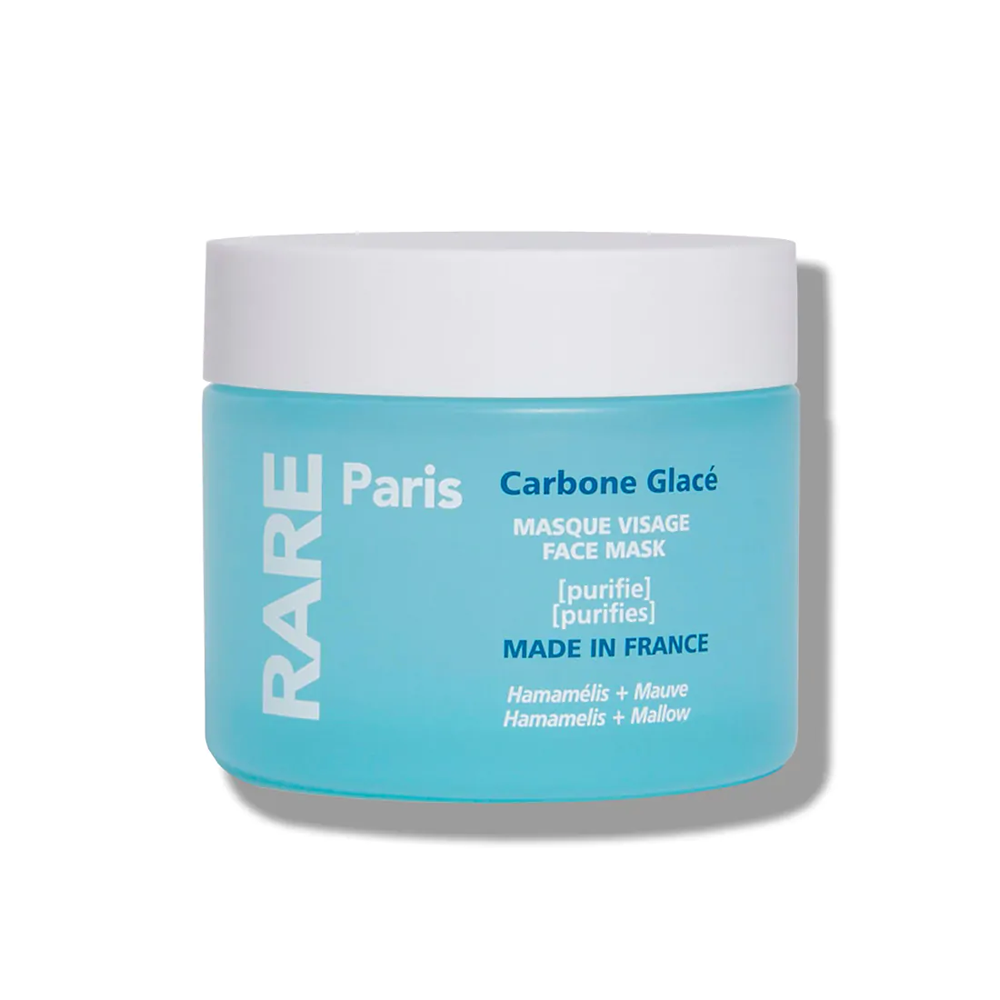 Rare Paris Carbone Glacé Creamy Face Mask 100ml - Маска для глибокого очищення шкіри обличчя з гамамелісом та екстрактом мальви Rare Paris Carbone Glacé Creamy Face Mask 100ml - Маска для глибокого очищення шкіри обличчя з гамамелісом та екстрактом мальви